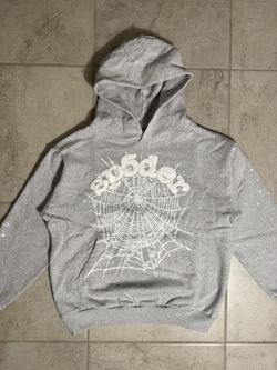 Sp5der OG Web Hoodie Heather Grey