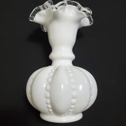 Fenton White Milk Glass Cir 1957-71
