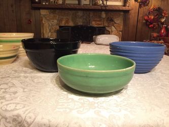 Three mixing bowls