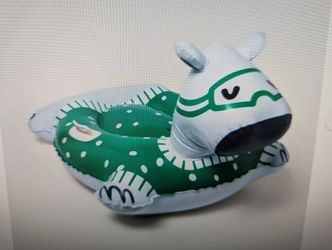 NEW Inflatable Hippo Swim/Snow Tube