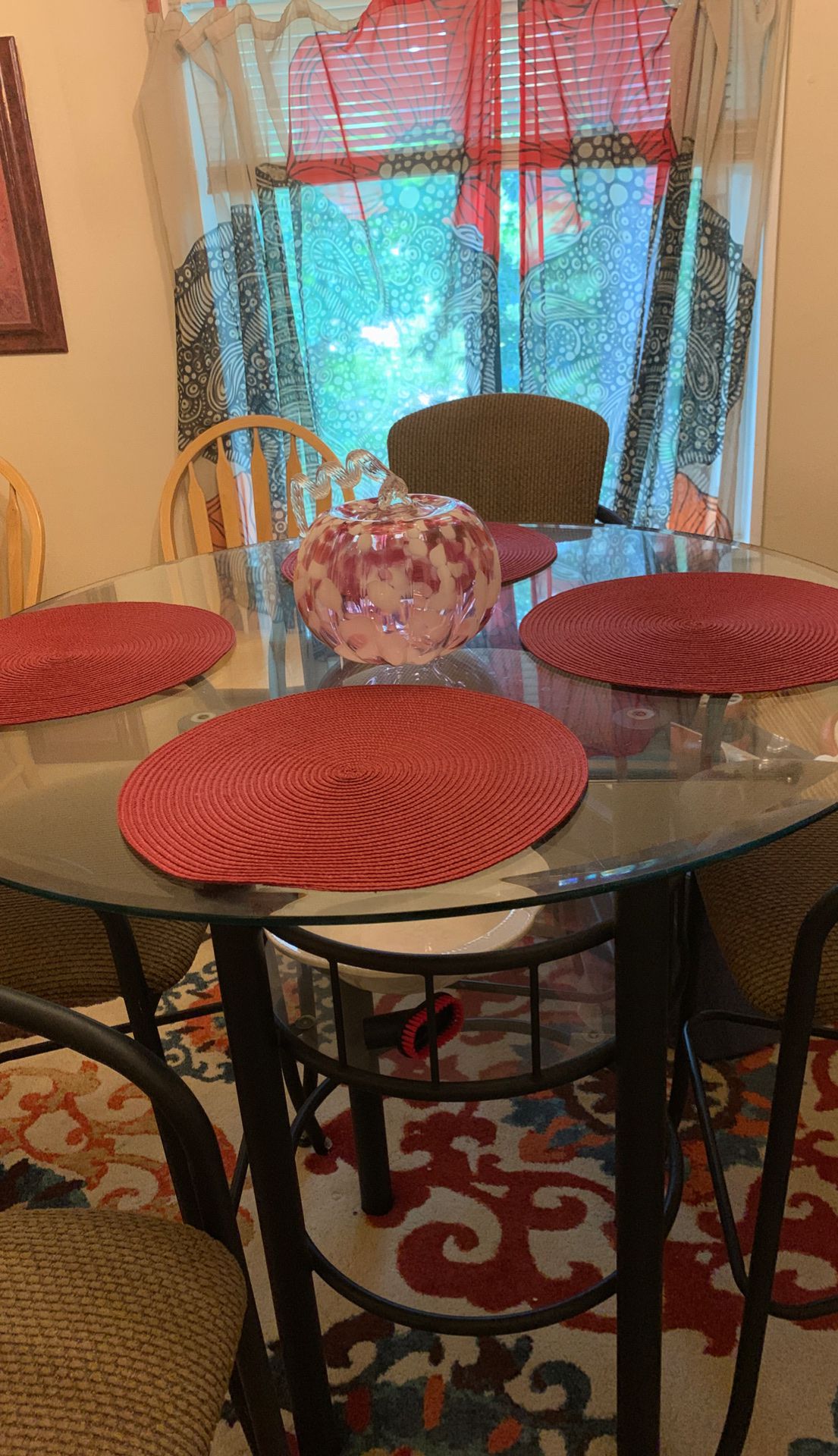 High top table with 4 chairs