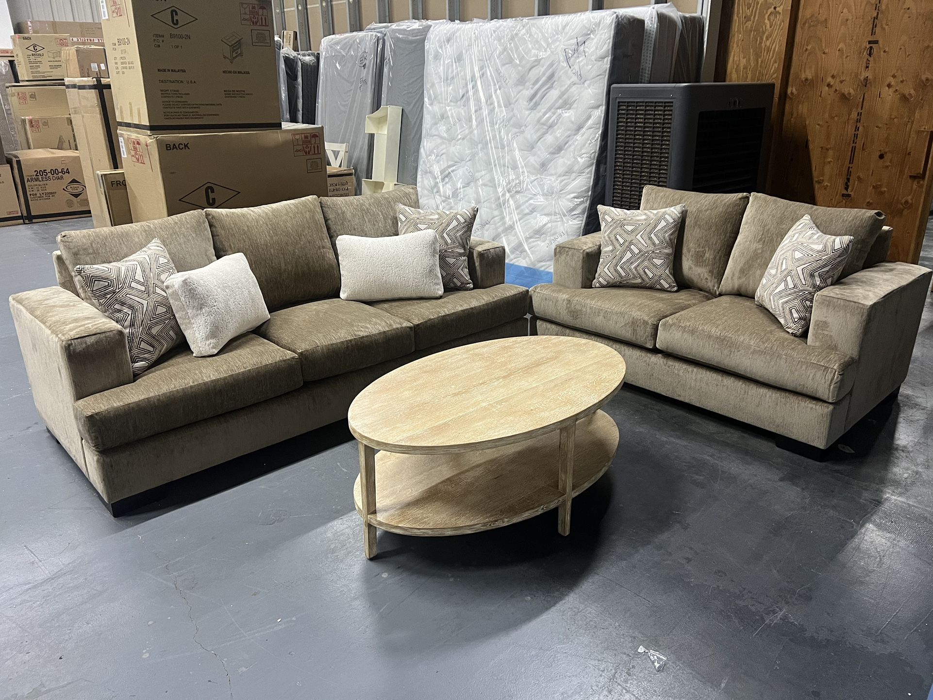 2-piece Miami Sofa And Loveseat Set