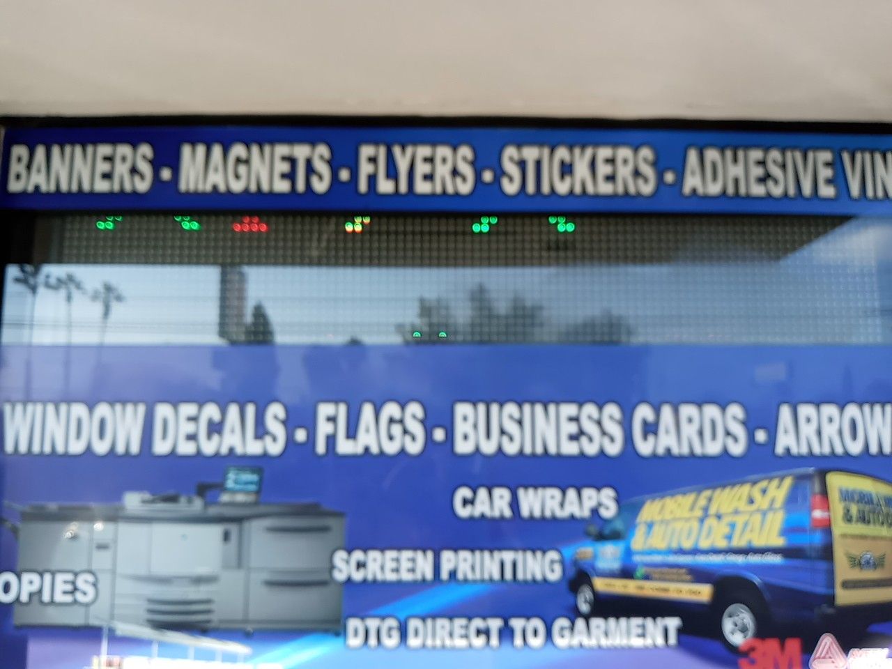 70'x15 inch digital LED prorammable sogns