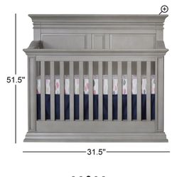 4 in 1 Crib And Armoire 