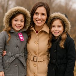 Faux Fur Hoodie P Coat