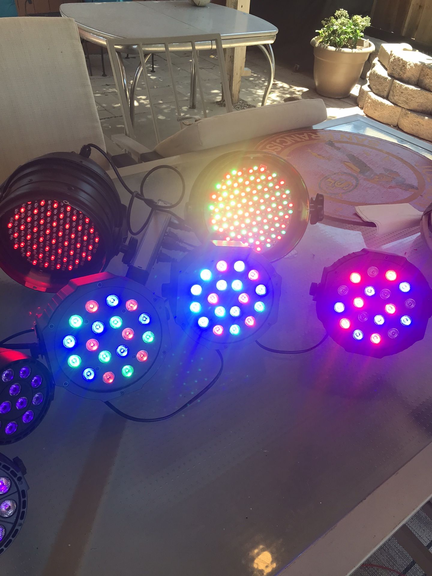 Dj Equipment Lights And Up Lights And Rope