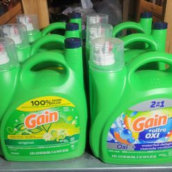 Gain Detergent 144 Oz, 100 Loads ($14 each)