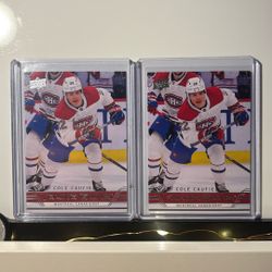 🏒🔷 COLE CAUFIELD — 2021-22 UPPER DECK RETRO YOUNG GUNS 🔷🏒 🔷♦️ TWO COPIES AVAILABLE ♦️🔷 🥅