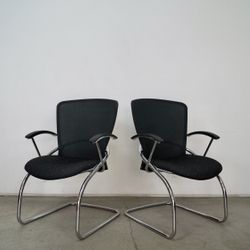 Pair Of Vintage German Post Modern Armchairs 