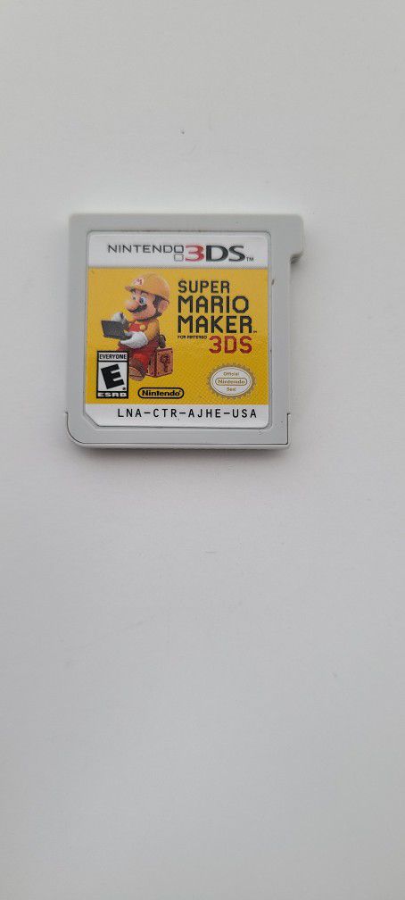 Super Mario Maker For Nintendo 3Ds 