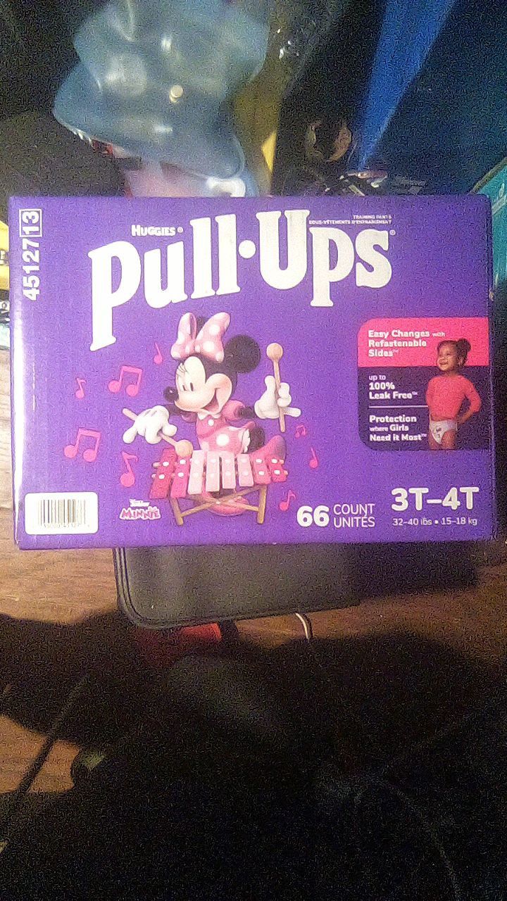 Huggies Pull-Ups; 66ct; 3T-4T; Girls