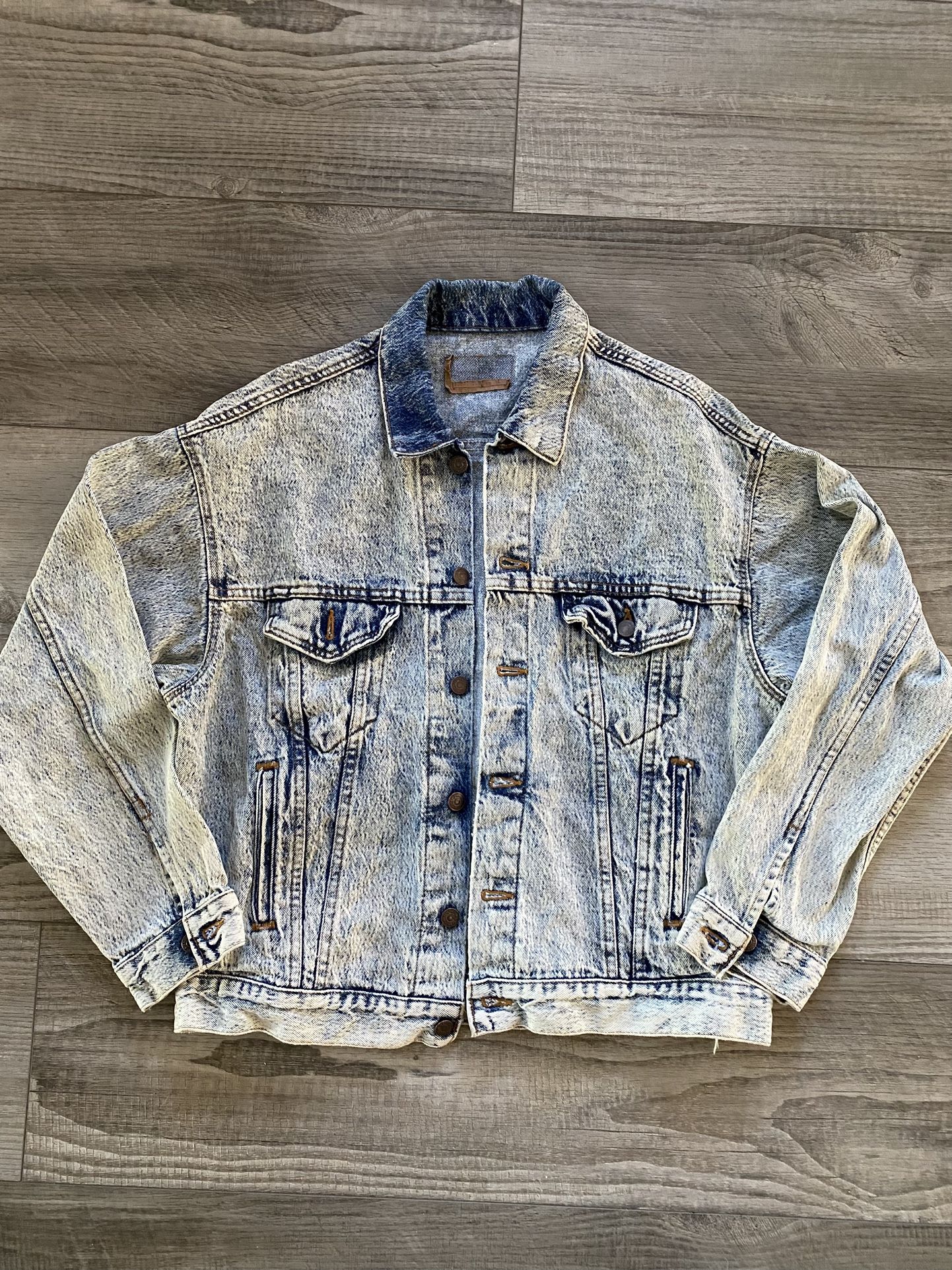 Vintage Levi’s Jacket 1980s Acid Wash Large