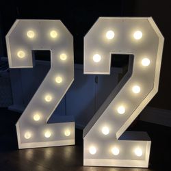 Marquee Number #22 Or 2