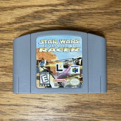 Star Wars Episode 1 Racer cartridge for Nintendo 64 n64 video game console system Racing pod