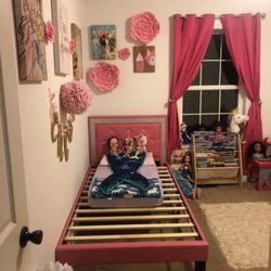 Pink Twin Bed
