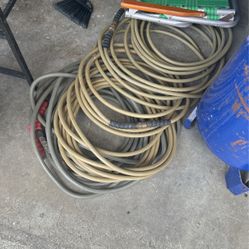 2 Air Hose And Paint Hoses 