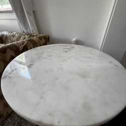 West Elm Marble End Table