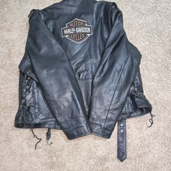 Vintage Harley-Davidson Leather Jacket – Size 46, Pure Attitude 🖤