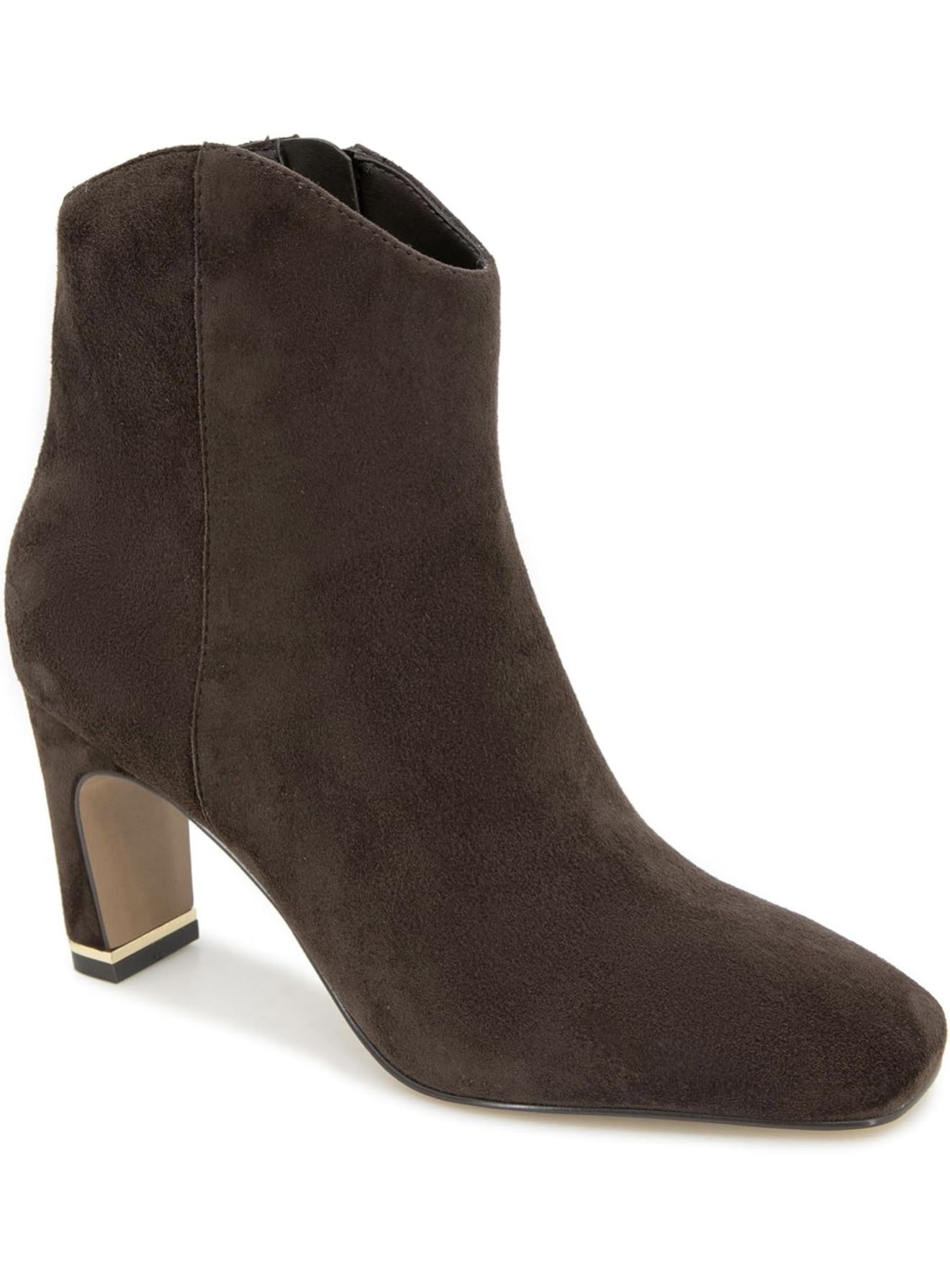 Kenneth Cole New York Women's Grizelda Ankle Boot Size 8.5 Color: Chocolate Suede Sole material Thermoplastic Polyurethane Shaft height 4.53 Shaft c