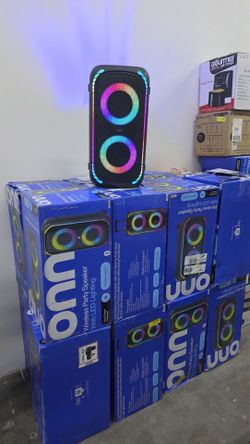 onn Large Party Speaker Gen 2 with LED Lighting