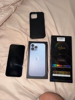 iPhone 13 Pro Max 256GB sierra blue unlocked with any company