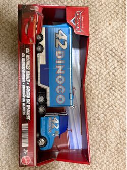 Pixar cars Dinoco truck