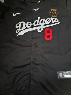 Women LA Dodgers #8 Kobe Bryant Tribute Baseball Jersey