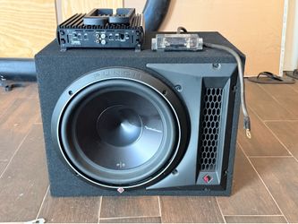 Rockford fosgate 10” Subwoofer with DS18 3000watt amp