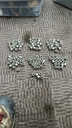Stainless Steel 3/8–16 Nylon Lock Nuts approximately 120