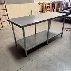 GSW 6ft commercial prep table