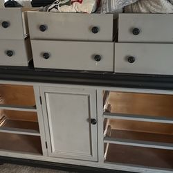 Dresser An BBQ Grill Moving Sale 