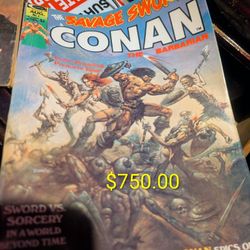 Number 1 Savage Sword Of Conan 