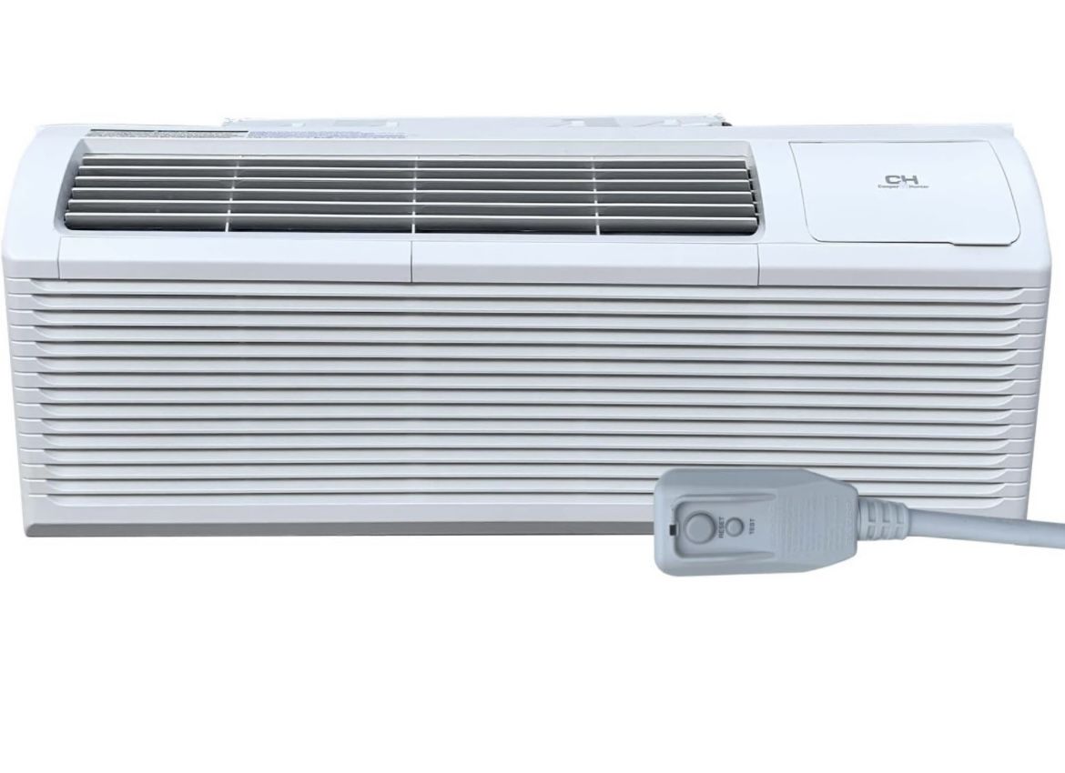 25-61 Cooper & Hunter 12,000 BTU PTAC Packaged Terminal Air Conditioner With Heat Pump PTHP Unit Heating And Cooling With Electric Cord