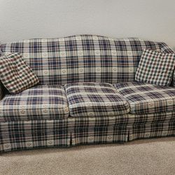 Plaid Couch