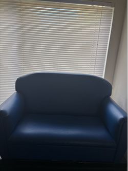 Youth Size Royal Blue Couch….Very Cute!