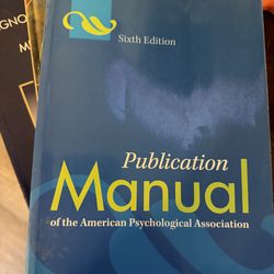 Publication Manual Of The American Phycological Association