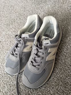 New Balance 574 Grey Suede Sneakers