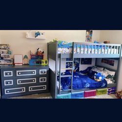 Twin Bunk bed For Sale Also Dresser OBO 