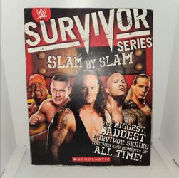 paperback copy of WWE Survivor Series: Slam by Slam wrestling