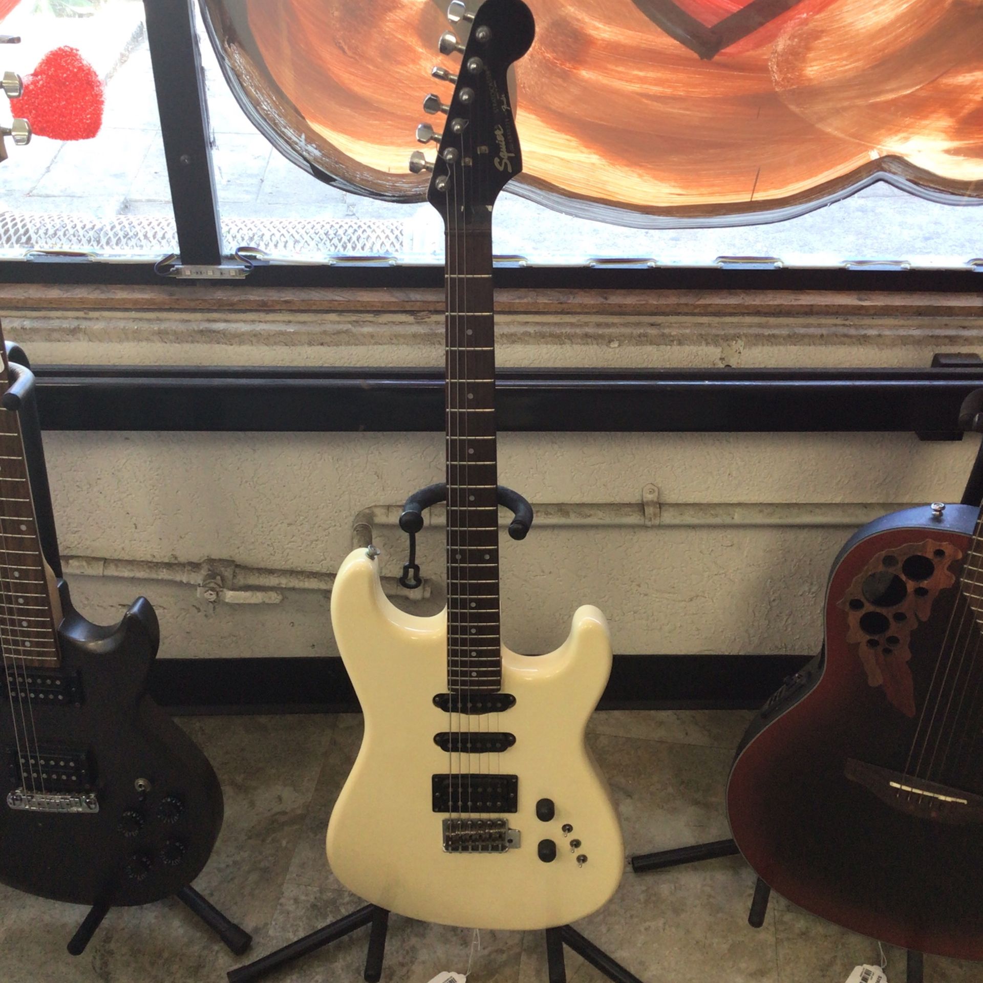Squire Made In Japan Contemporary Stratocaster HSS Beige 1988 PMQ