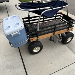 Big Wheel Wagon  With Speaker And Lights 