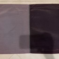 Set of 8 Two-Tone Reversible Placemats (Mauve & Plum)