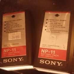 2 Vintage Sony Battery Packs!!