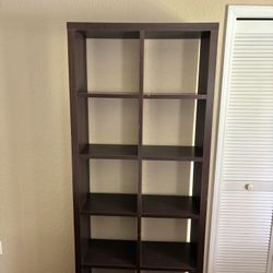 Large Wooden Shelf With 10 Compartments 