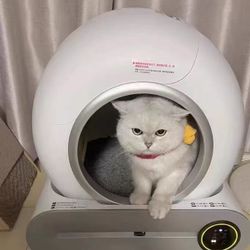 🚀 Self-Cleaning Cat Litter Box - 15 Days of Total Freedom! No Scoop, No Smell!
