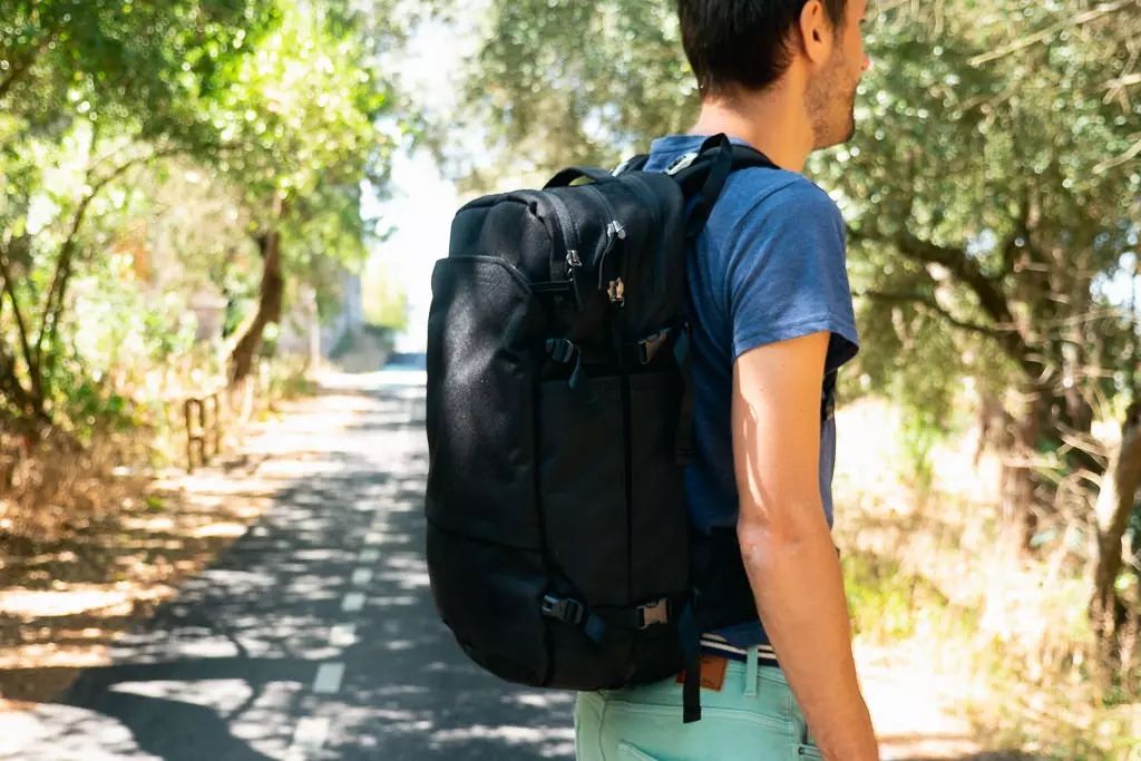 PAKT Backpack | Carry-On Travel (black)