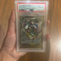 DBZ Fusion World Son Goku SB01 Ultra Alt Art 