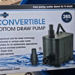 EcoPlus Convertible Bottom Draw Pump