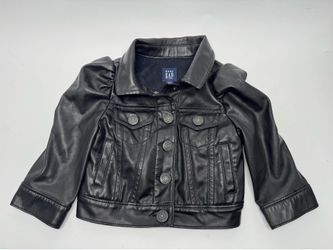 Baby Gap Faux Leather Jacket 12-18 Months NEW