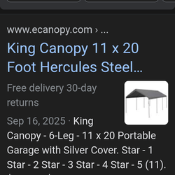 Tent King 👑 carport
